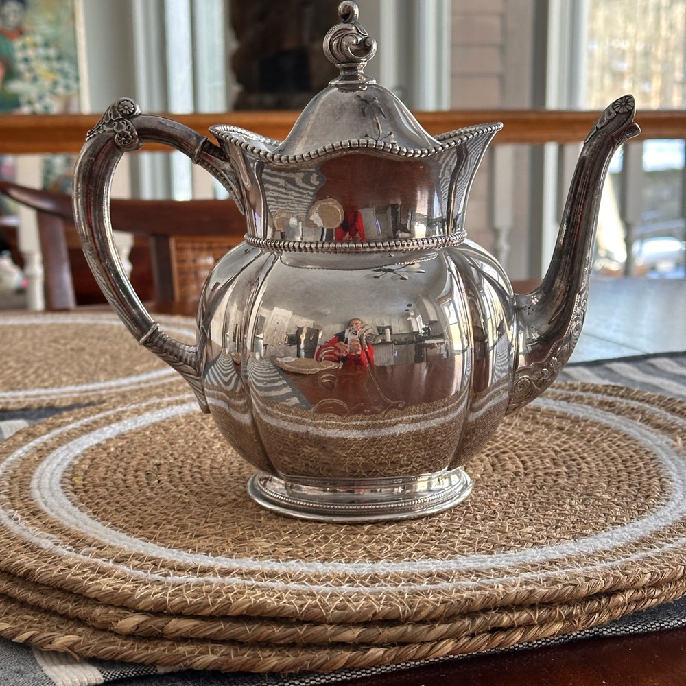Collectible Vintage Silver-plated Teapot